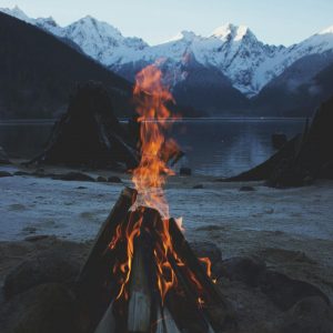 Bonfire Near Body Of Water