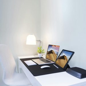 Photo of a Laptop and a Tablet on the Table